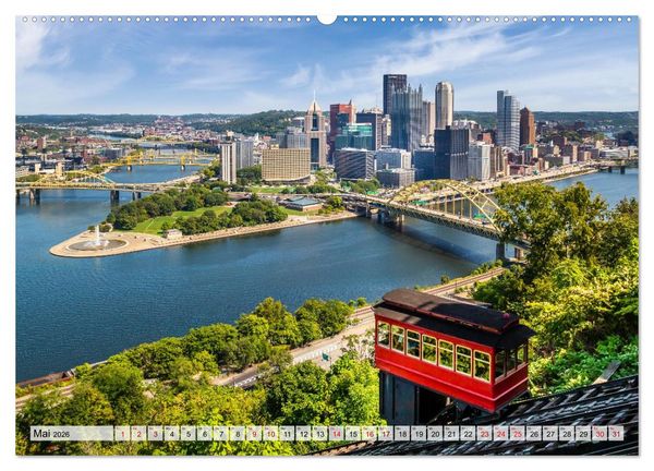 Produktbild: St&auml;dte der USA - Metropolen und Momente (hochwertiger Premium Wandkalender 2026 DIN A2 quer), Kunstdruck in Hochglanz