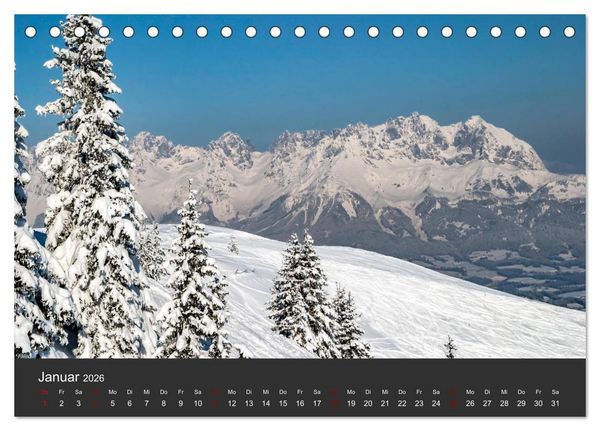 Produktbild: Der Wilde Kaiser, das Kletterparadies bei Kitzb&uuml;hel (Tischkalender 2026 DIN A5 quer), CALVENDO Monatskalender