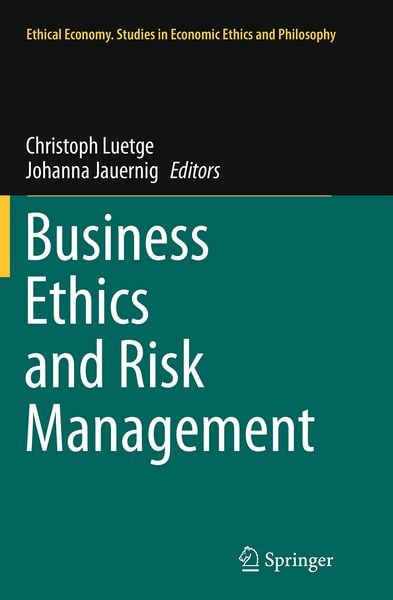Produktbild: Business Ethics and Risk Management