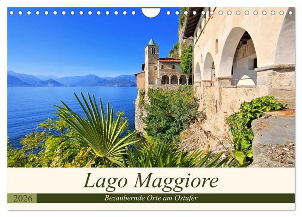 Produktbild: Lago Maggiore - Bezaubernde Orte am Ostufer (Wandkalender 2026 DIN A4 quer), CALVENDO Monatskalender