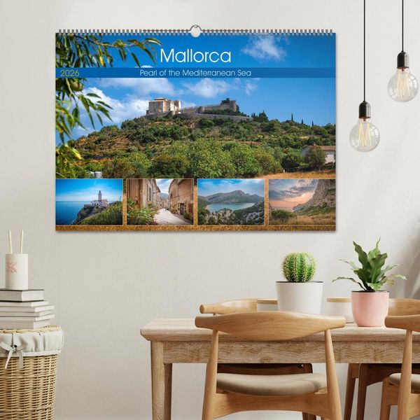 Produktbild: Mallorca - Pearl of the Mediterranean Sea (Wall Calendar 2026 DIN A2 landscape), CALVENDO 12 Month Wall Calendar