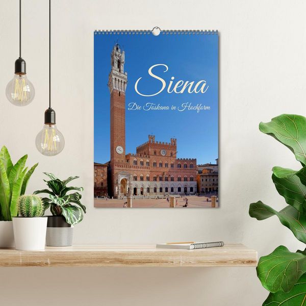 Produktbild: Siena - Die Toskana in Hochform (Wandkalender 2026 DIN A3 hoch), CALVENDO Monatskalender