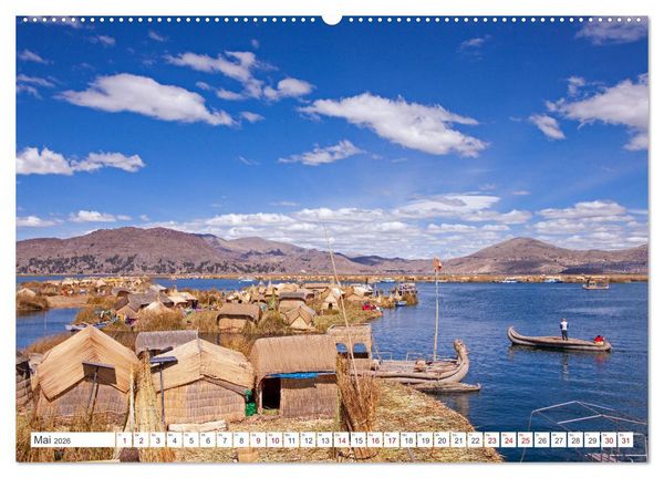 Produktbild: Vielf&auml;ltiges Peru (hochwertiger Premium Wandkalender 2026 DIN A2 quer), Kunstdruck in Hochglanz