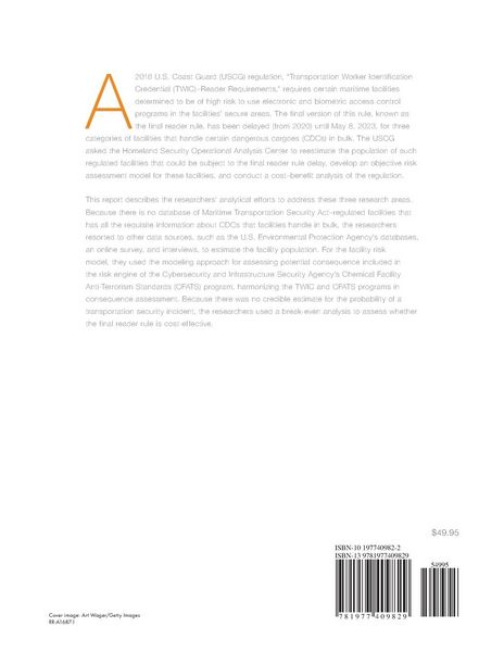 Produktbild: Risk-Informed Analysis of Transportation Worker Identification Credential Reader Requirements