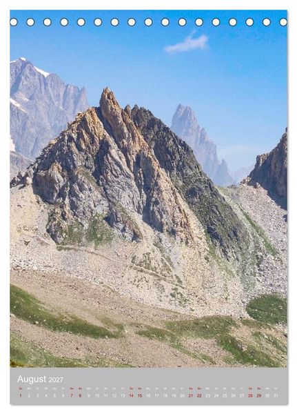 Produktbild: Tour du Mont Blanc (Tischkalender 2027 DIN A5 hoch), CALVENDO Monatskalender