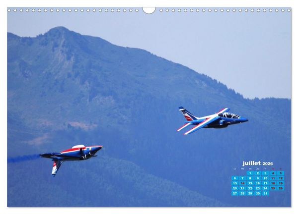 Produktbild: Les ailes fran&ccedil;aises au-dessus des cimes (Calendrier mural 2026 DIN A3 vertical), CALVENDO calendrier mensuel