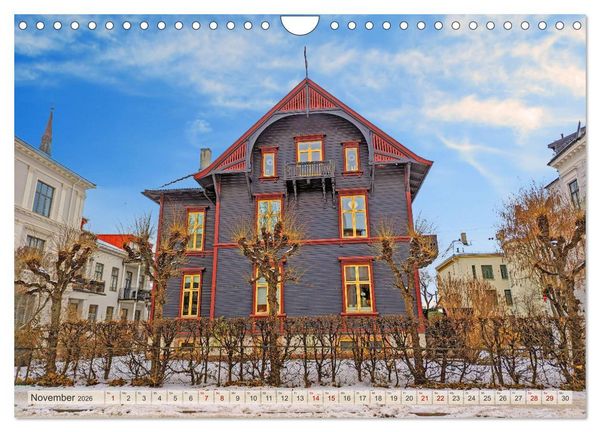 Produktbild: Winterliches Oslo (Wandkalender 2026 DIN A4 quer), CALVENDO Monatskalender