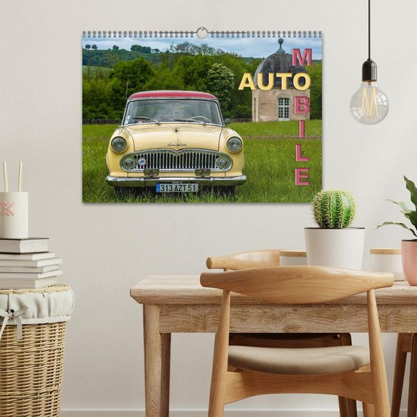 Produktbild: AUTO MOBILE (Calendrier mural 2026 DIN A3 vertical), CALVENDO calendrier mensuel