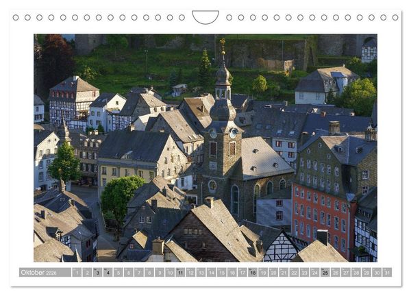 Produktbild: Monschau - Flanieren durch die historische Altstadt (Wandkalender 2026 DIN A4 quer), CALVENDO Monatskalender