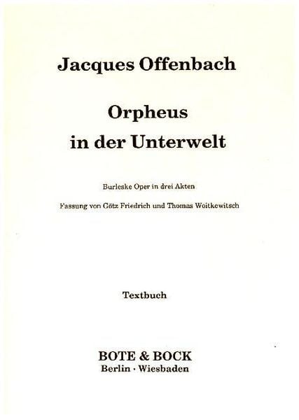 Produktbild: Orpheus in der Unterwelt