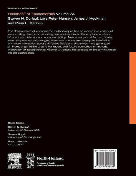 Produktbild: Handbook of Econometrics