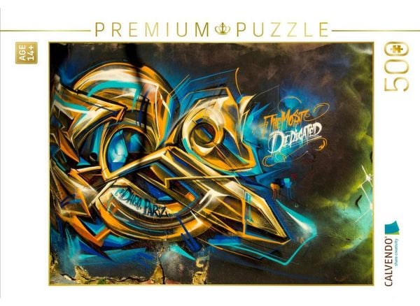 CALVENDO Puzzle Ein Motiv aus dem Kalender Streetart Lissabon | 500 Teile Lege-Größe 48 × 36 cm Foto-Puzzle für Erwachsene