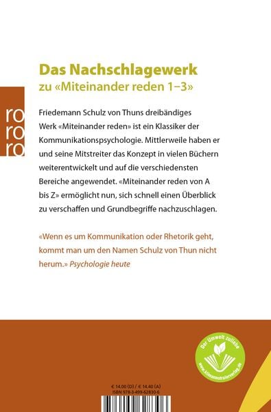Produktbild: Miteinander reden von A bis Z