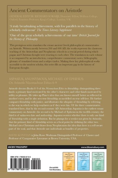 Produktbild: Aspasius, Michael of Ephesus, Anonymous