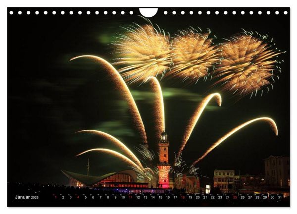 Produktbild: Urlaub in Warnem&uuml;nde (Wandkalender 2026 DIN A4 quer), CALVENDO Monatskalender