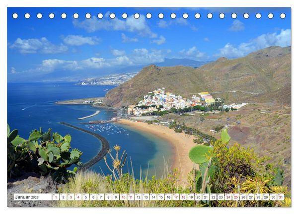 Produktbild: Teneriffa - Insel der Gl&uuml;ckseligen (Tischkalender 2026 DIN A5 quer), CALVENDO Monatskalender