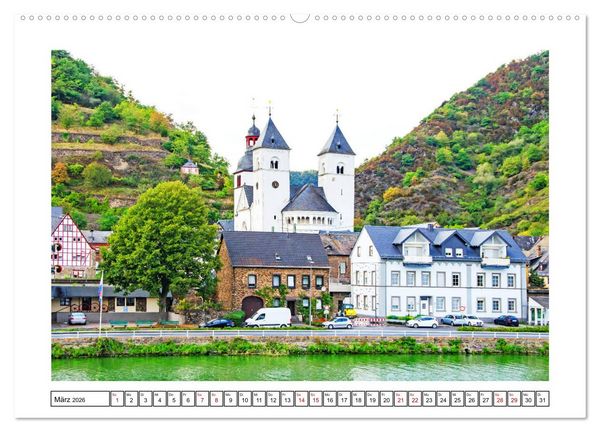 Produktbild: Mosel - facettenreiche Flusslandschaft (Wandkalender 2026 DIN A2 quer), CALVENDO Monatskalender