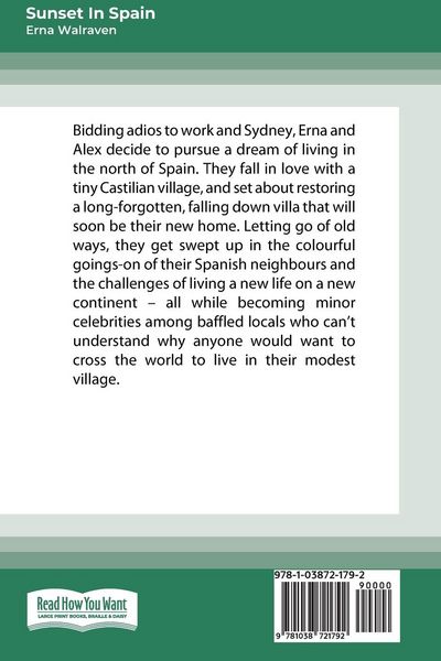 Produktbild: Sunset in Spain (Large Print 16 Pt Edition)