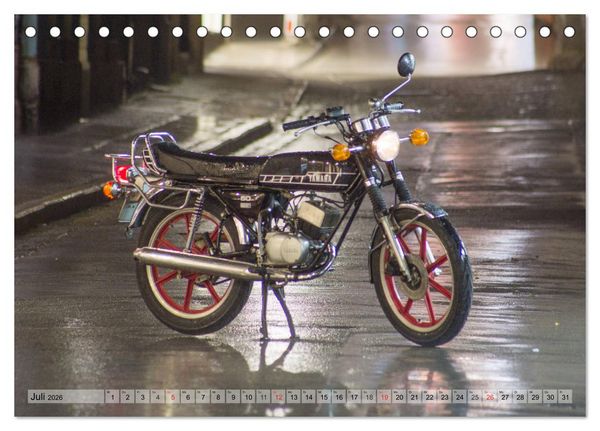 Produktbild: Oldtimer Mopeds - fotografiert von Michael Allmaier (Tischkalender 2026 DIN A5 quer), CALVENDO Monatskalender