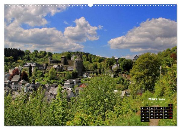 Produktbild: Eine Perle in der Eifel - Monschau (hochwertiger Premium Wandkalender 2026 DIN A2 quer), Kunstdruck in Hochglanz