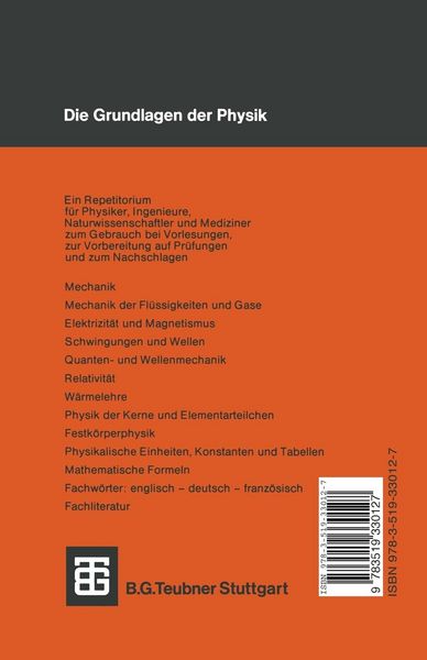 Produktbild: Repetitorium der Physik