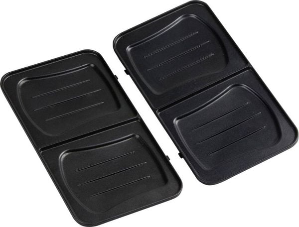 Produktbild: DOMO DO9136C Sandwich-Toaster Grillfunktion Silber, Schwarz