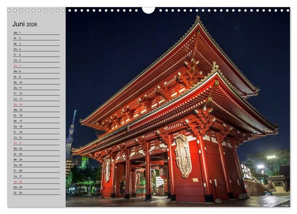 Produktbild: Japan &bull; Impressionen (Wandkalender 2026 DIN A3 quer), CALVENDO Monatskalender