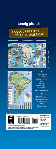 Produktbild: South America Planning Map