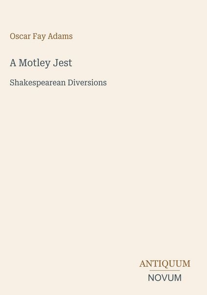 Produktbild: A Motley Jest
