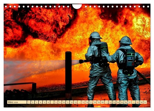 Produktbild: Feuerwehr - weltweit im Einsatz (Wandkalender 2026 DIN A4 quer), CALVENDO Monatskalender