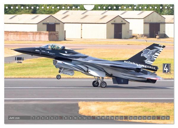 Produktbild: Milit&auml;rjets am Boden (Wandkalender 2026 DIN A4 quer), CALVENDO Monatskalender