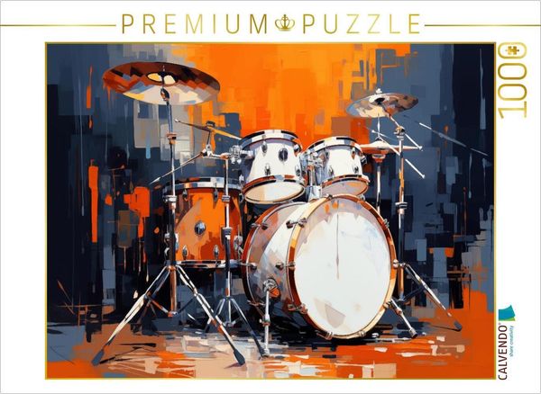 CALVENDO Puzzle AzurDrum Symphonie | 1000 Teile Lege-Größe 64x48cm Foto-Puzzle für glückliche Stunden