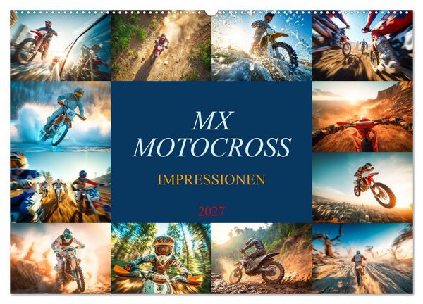 Produktbild: MX - Motocross - Impressionen (Wandkalender 2027 DIN A2 quer), CALVENDO Monatskalender