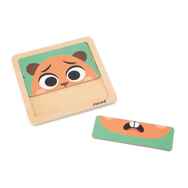 Produktbild: 4-teiliges Lernspielzeug-Set ab 3 Jahren mit Emotionspuzzle & Musikspiel