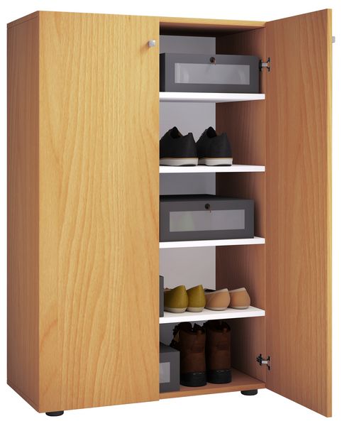 Produktbild: XL Holz Gro&szlig;er Schuhschrank Schuhkommode Lona 5