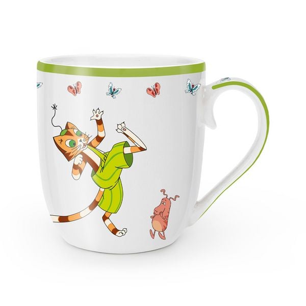 Produktbild: TR&Ouml;TSCH - Pettersson und Findus Kindertasse Geschenktasse aus Porzellan Findus