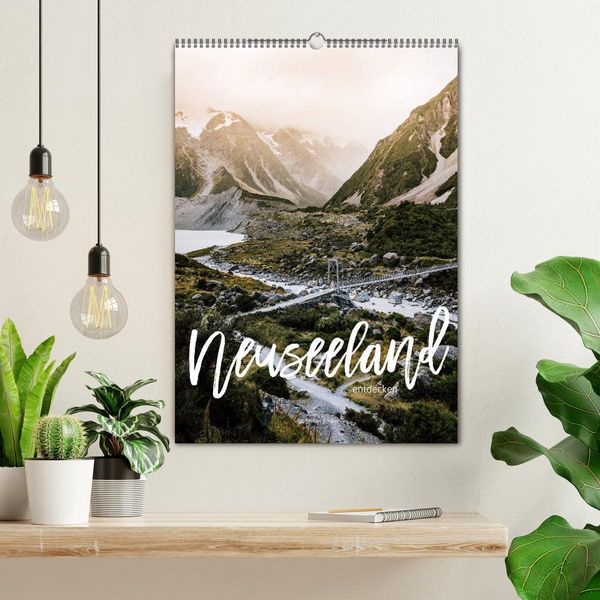 Produktbild: Neuseeland entdecken (Wandkalender 2026 DIN A2 hoch), CALVENDO Monatskalender