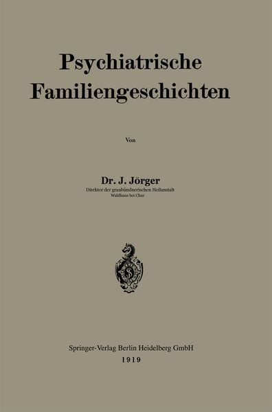 Produktbild: Psychiatrische Familiengeschichten