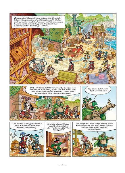 Produktbild: Die Schl&uuml;mpfe und das verlorene Dorf. Band 6