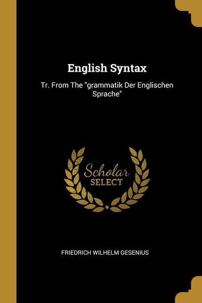 Produktbild: English Syntax