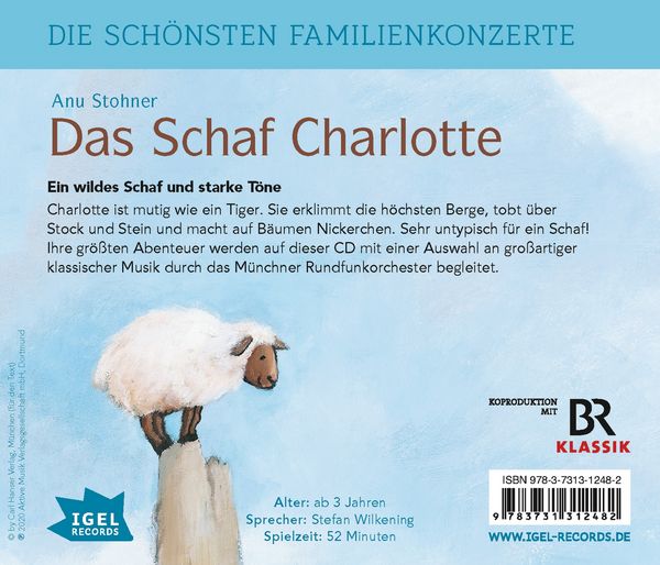 Produktbild: Die sch&ouml;nsten Familienkonzerte. Das Schaf Charlotte