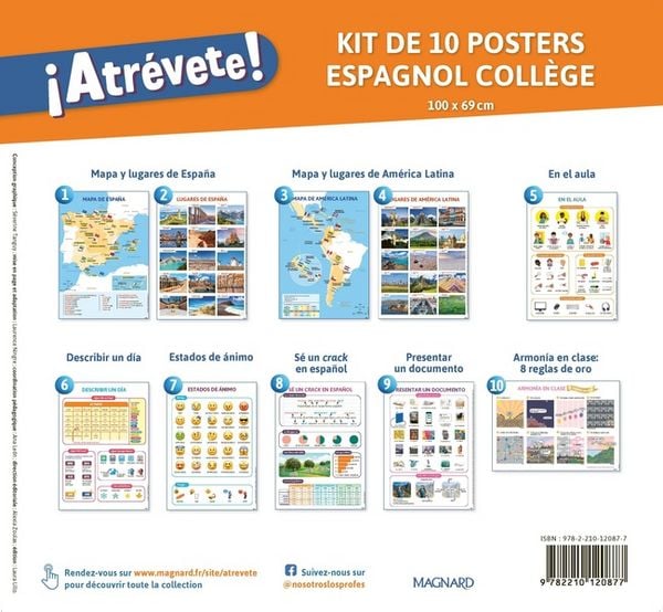 Produktbild: Atrevete espagnol college 2025 kit