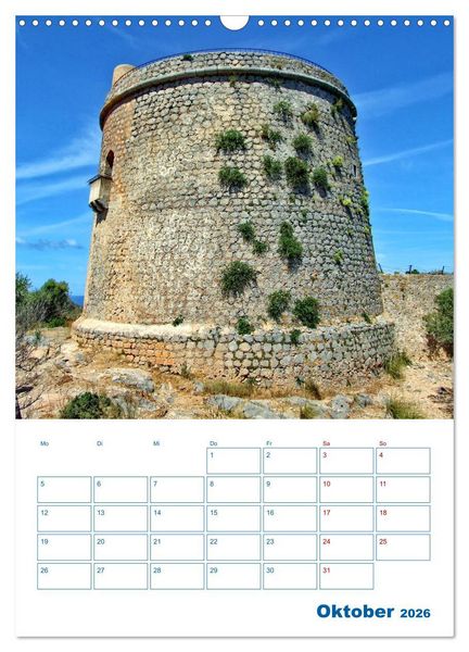 Produktbild: S&oacute;ller auf Mallorca &ndash; Terminplaner (Wandkalender 2026 DIN A3 hoch), CALVENDO Monatskalender