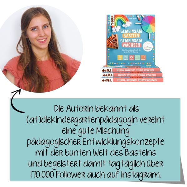 Produktbild: Gemeinsam basteln, gemeinsam wachsen - Das Kinderbastelbuch f&uuml;r gezielte F&ouml;rderung