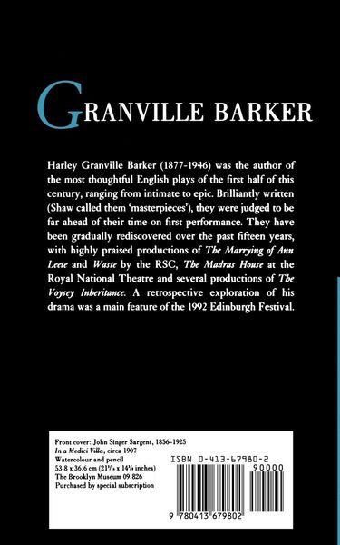 Produktbild: Granville-Barker