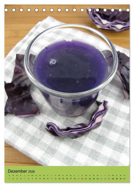 Produktbild: Detox Drinks! Gesund und lecker (Tischkalender 2026 DIN A5 hoch), CALVENDO Monatskalender