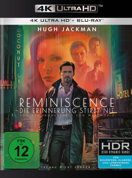 Produktbild: Reminiscence: Die Erinnerung stirbt nie (+ Blu-ray)