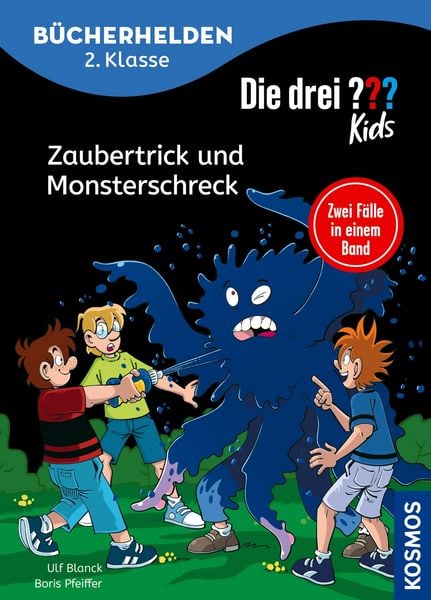 Produktbild: Die drei ??? Kids, B&uuml;cherhelden 2. Klasse, Doppelband 1, Zaubertrick und Monsterschreck (drei Fragezeichen Kids)