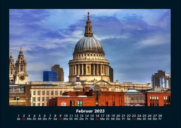 Produktbild: London 2025 Fotokalender DIN A4