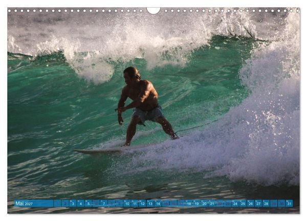 Produktbild: Hawaii&acute;s Surfer (Wandkalender 2027 DIN A3 quer), CALVENDO Monatskalender